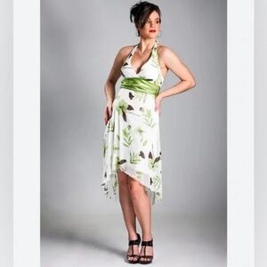 NWT Y2K Speechless Floral Halter Midi Dress